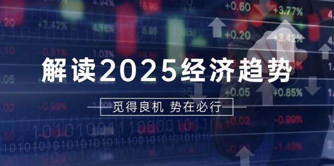解读2025经济趋势、美股、A港股等资产前景判断，助您抢先布局未来投资树藤网-专注分享网络创业项目落地实操课程 – 全网首发_高质量创业项目输出好项目网