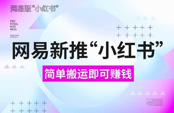 网易官方新推“小红书”，搬运即有收益，新手小白千万别错过(附详细教程)【揭秘】树藤网-专注分享网络创业项目落地实操课程 – 全网首发_高质量创业项目输出好项目网